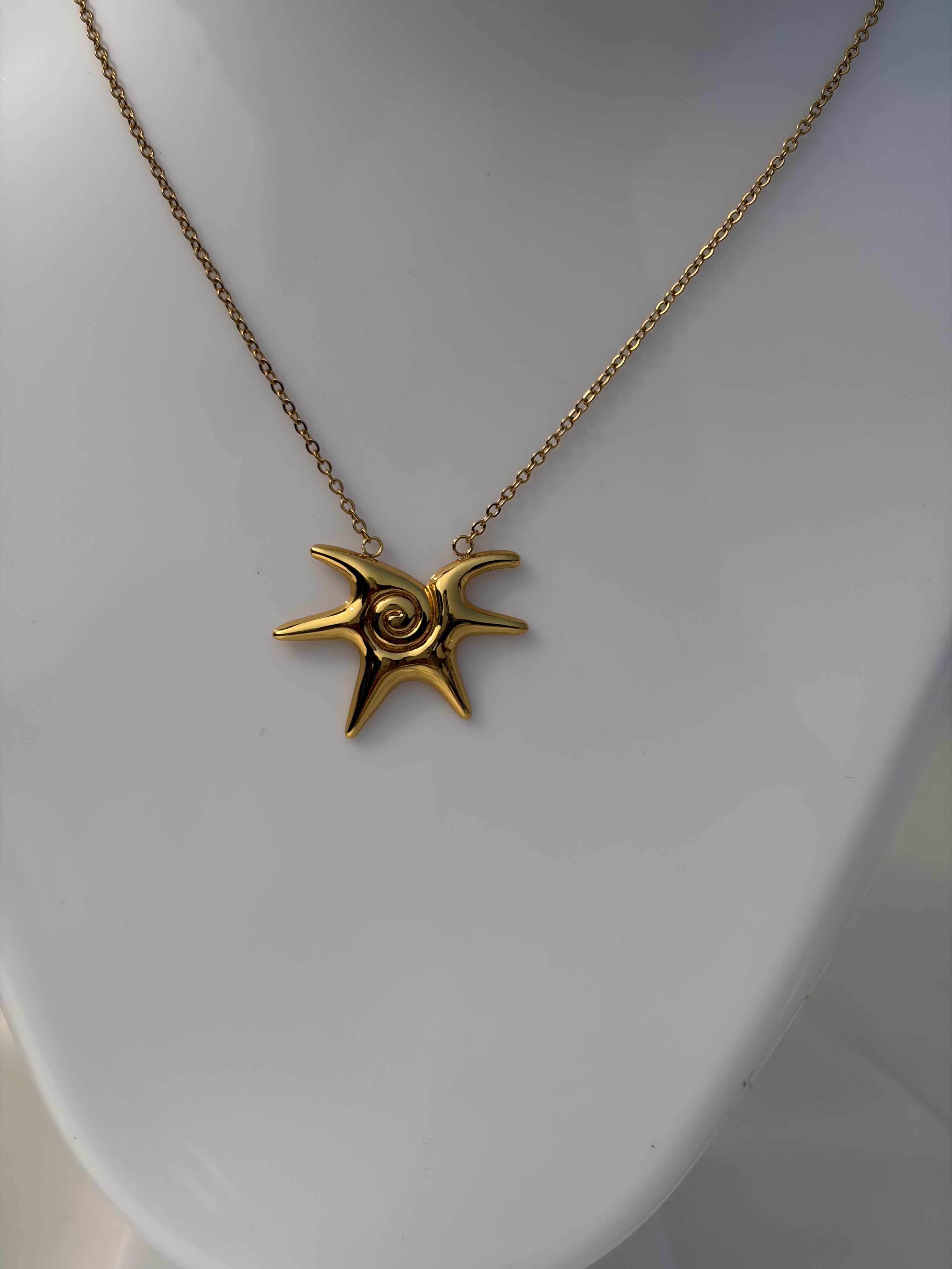 Gold Star Pendant