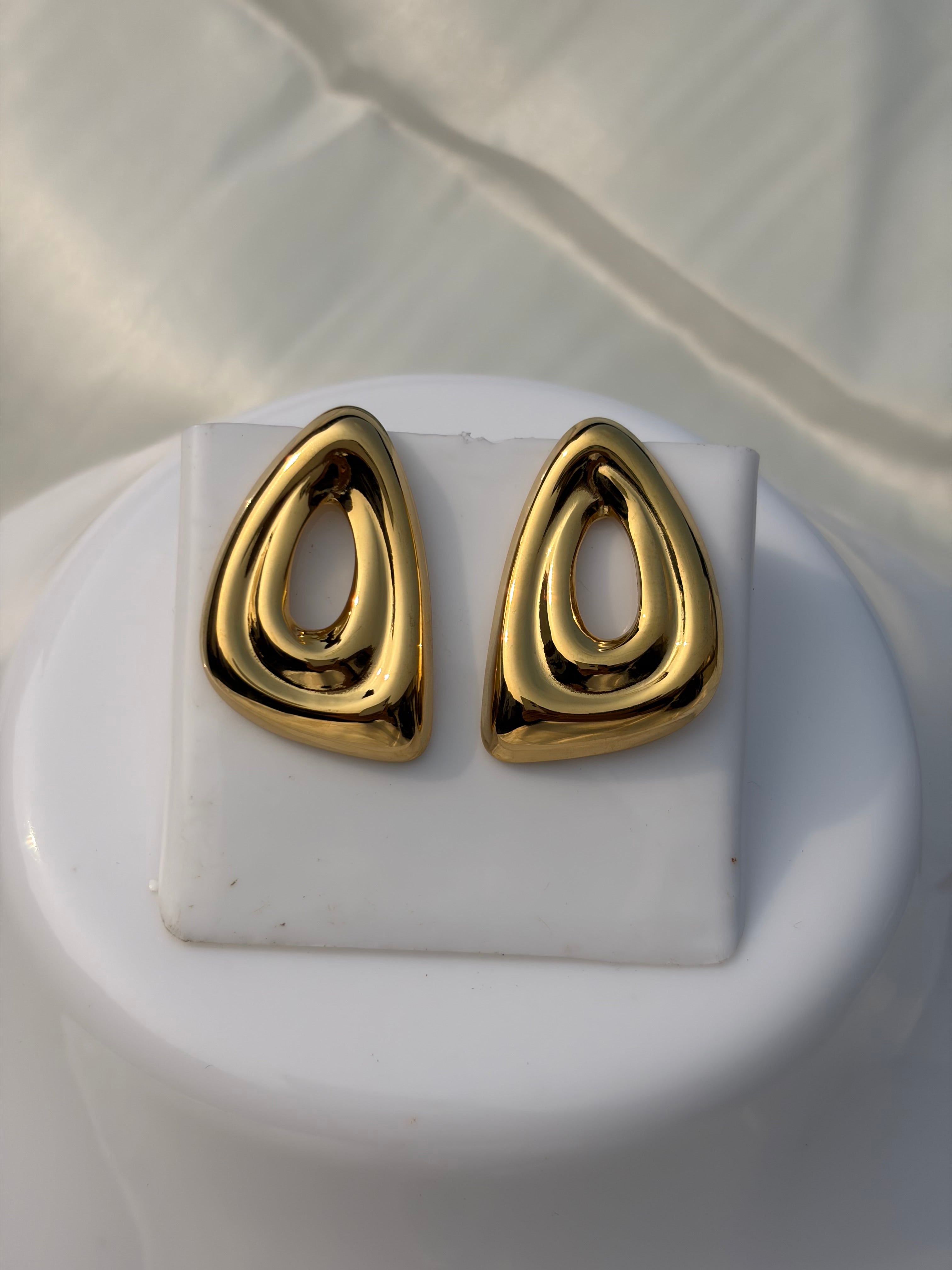 Modern Gold Studs